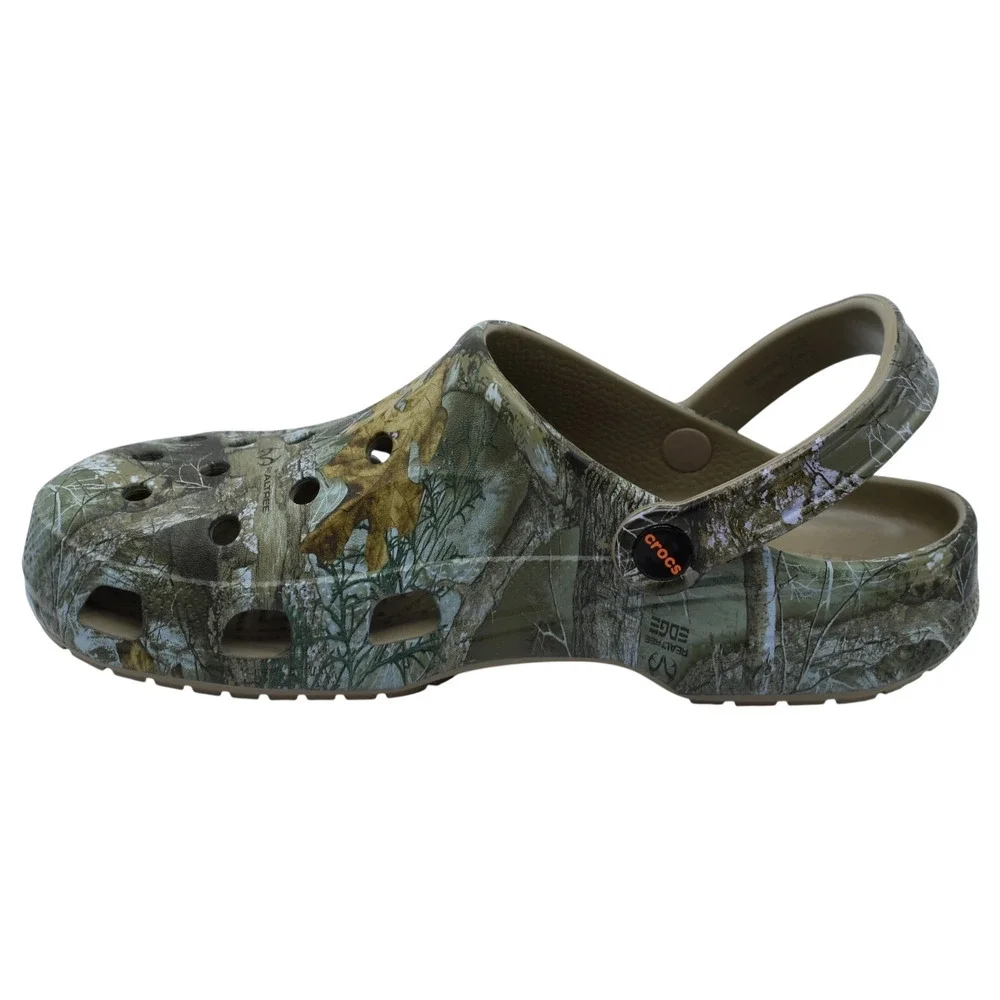 Crocs Baya Realtree APX Edge Camo Clogs Unisex M5 W7 Slip On Shoes New